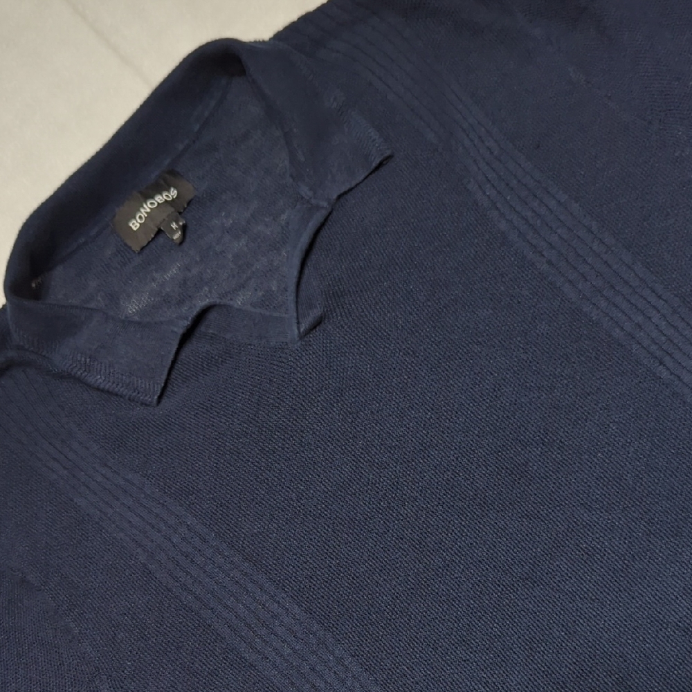 Bonobos Men's Navy Knit Polo